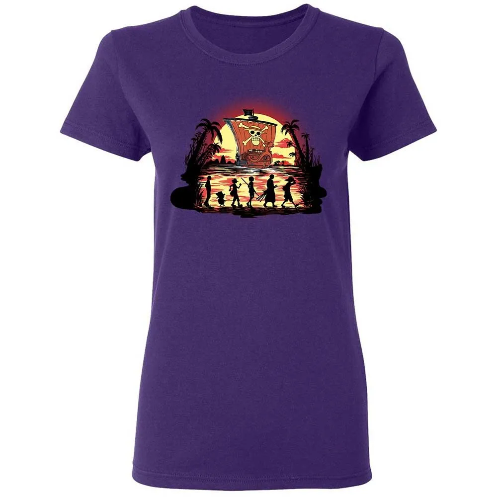 Women's T-Shirt - E883EFGQ - Purple - 10