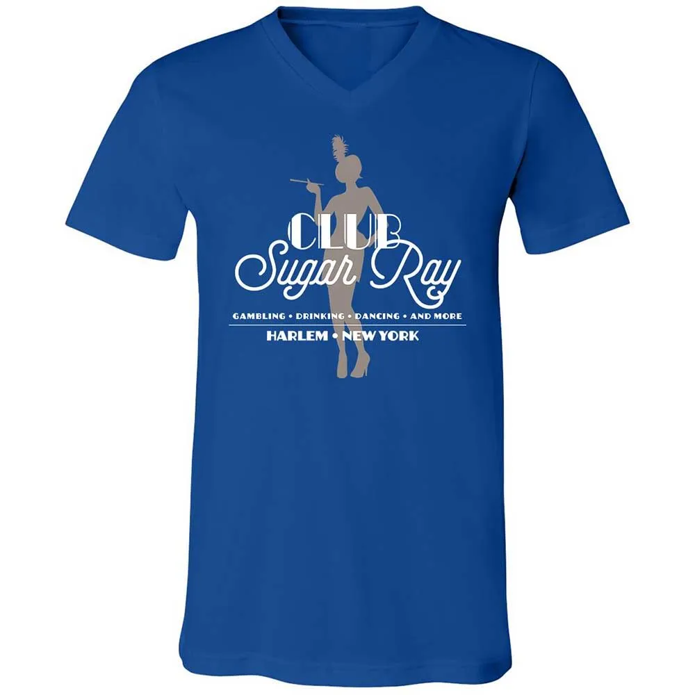 Unisex V-Neck T-Shirt - 6AY31V8V - True Royal - 4