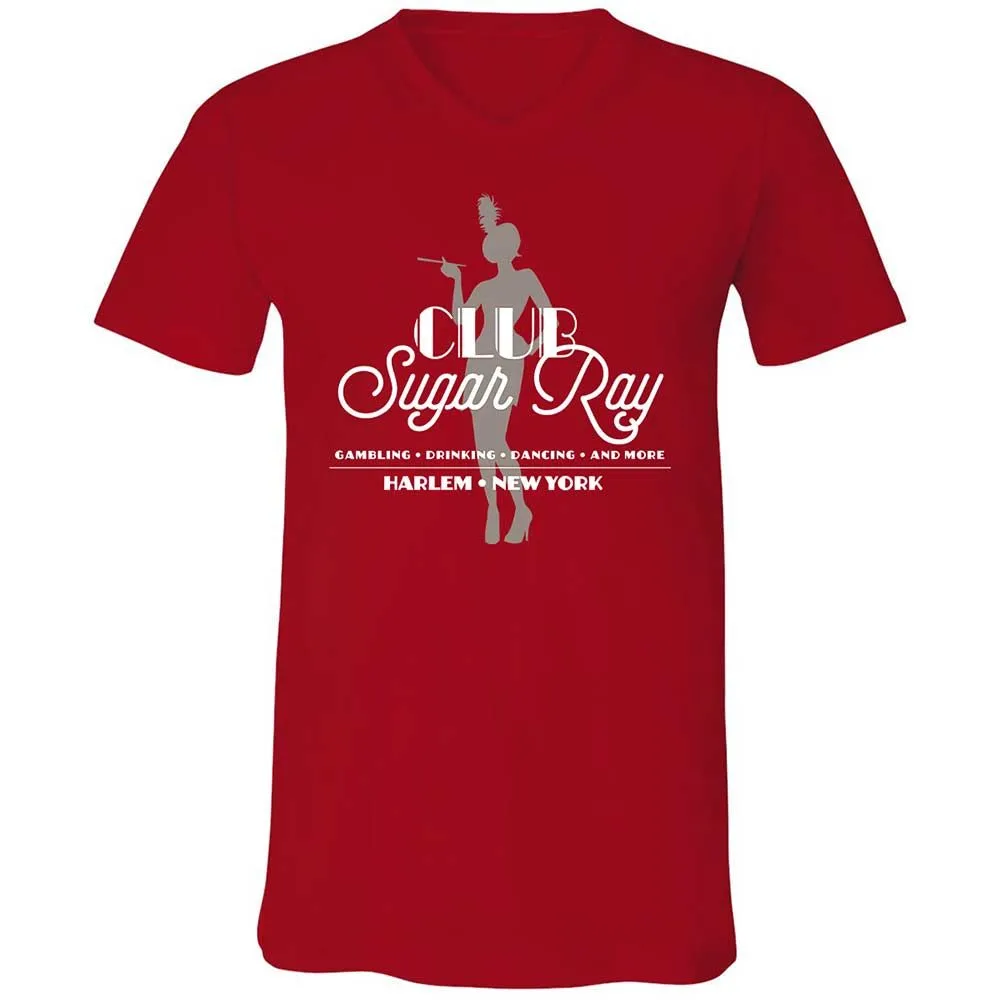 Unisex V-Neck T-Shirt - 6AY31V8V - Red - 6