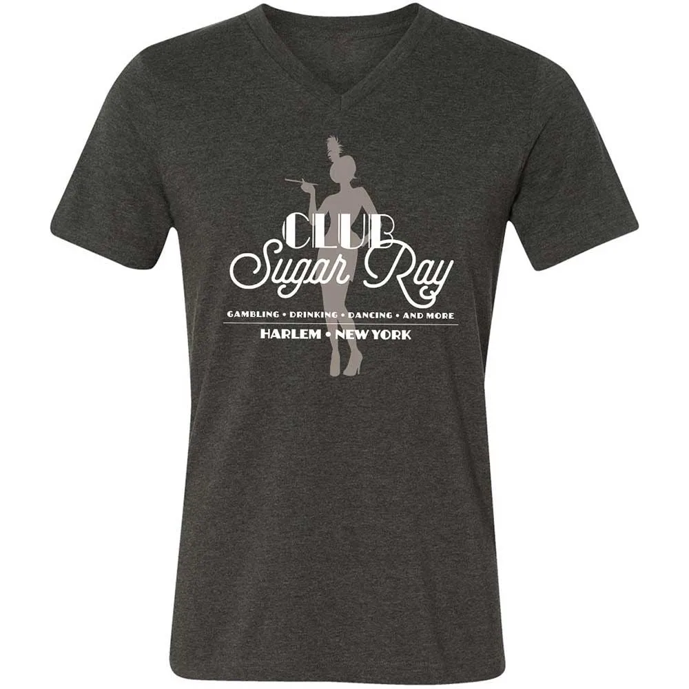 Unisex V-Neck T-Shirt - 6AY31V8V - Dark Grey Heather - 9