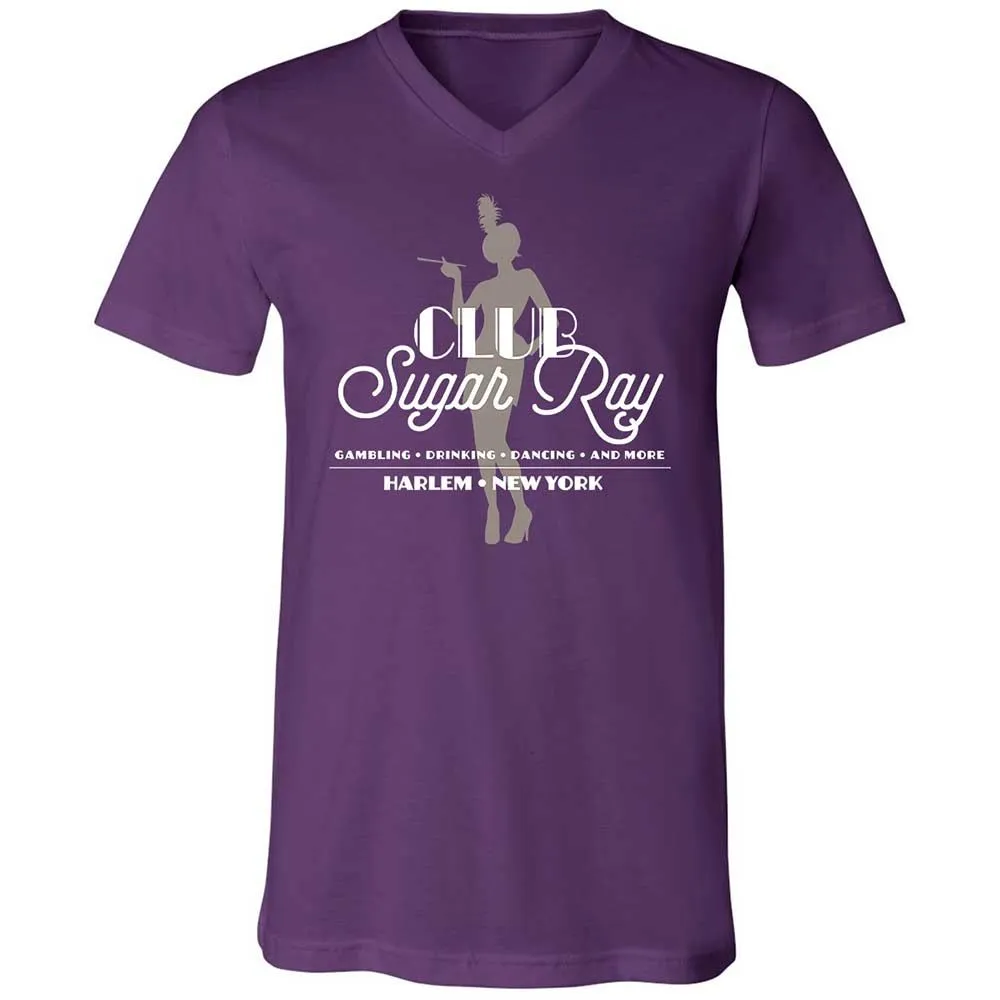 Unisex V-Neck T-Shirt - 6AY31V8V - Team Purple - 10