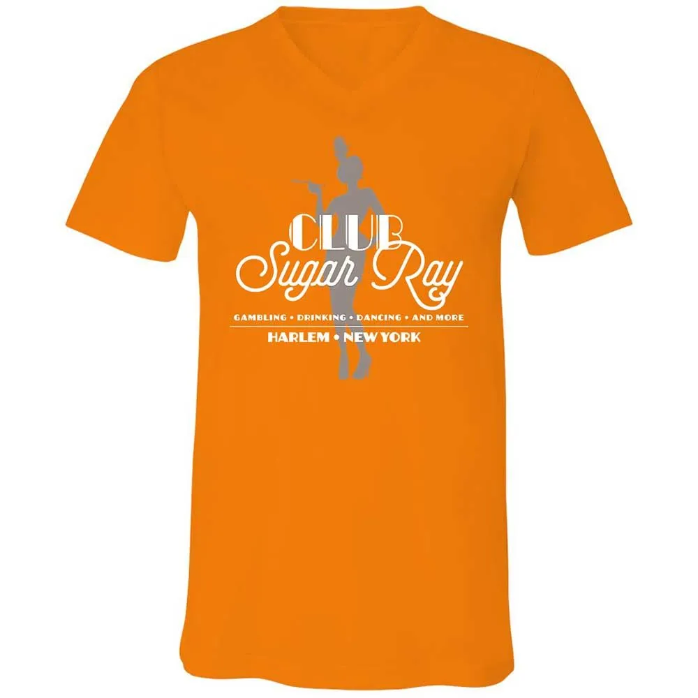 Unisex V-Neck T-Shirt - 6AY31V8V - Orange - 12