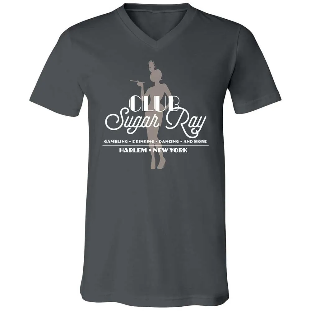 Unisex V-Neck T-Shirt - 6AY31V8V - Asphalt - 13