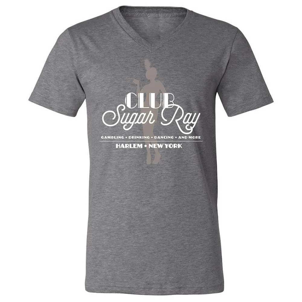 Unisex V-Neck T-Shirt - 6AY31V8V - Deep Heather - 14