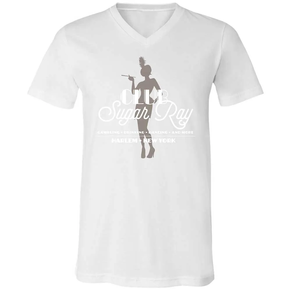 Unisex V-Neck T-Shirt - 6AY31V8V - White - 16