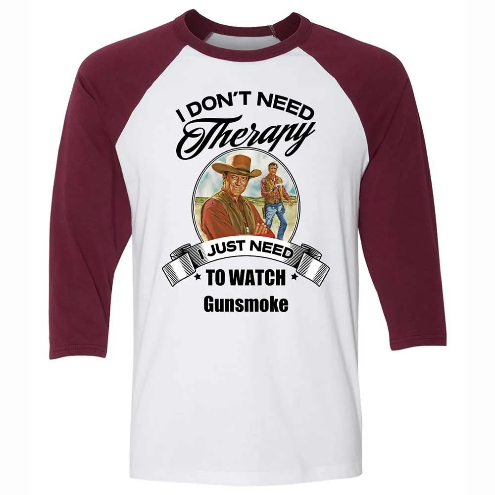 I Don't Need Therapy - White/Maroon - 7