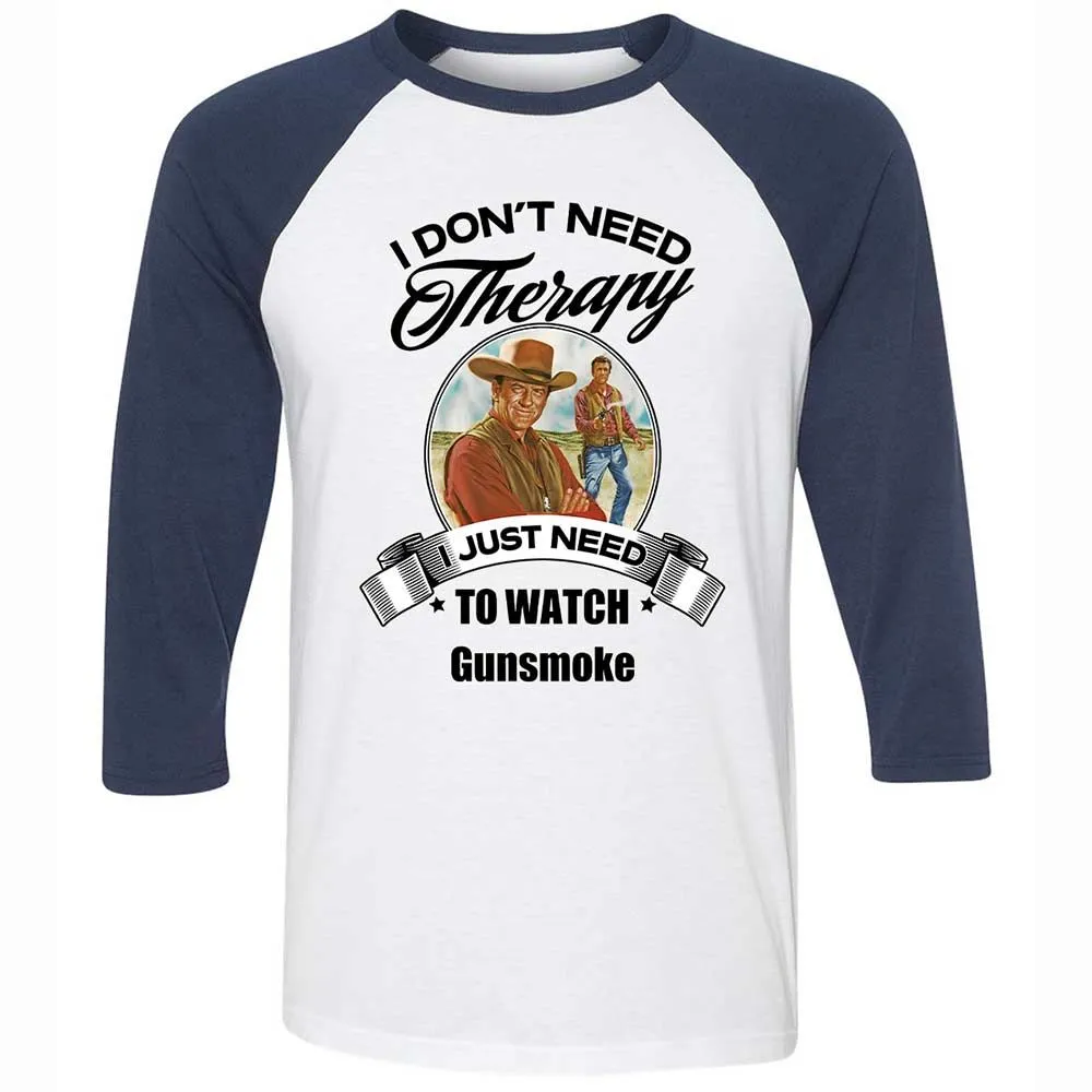I Don't Need Therapy - White/Navy - 8