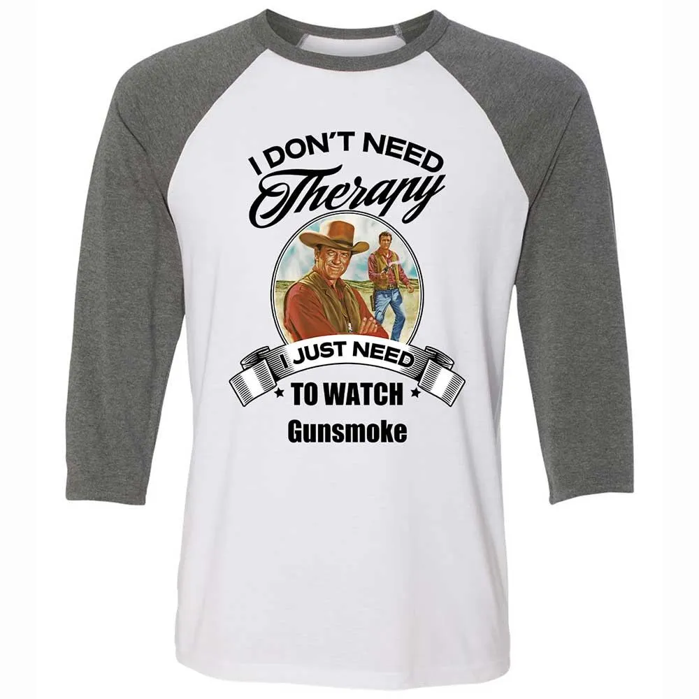I Don't Need Therapy - White/Deep Heather - 11
