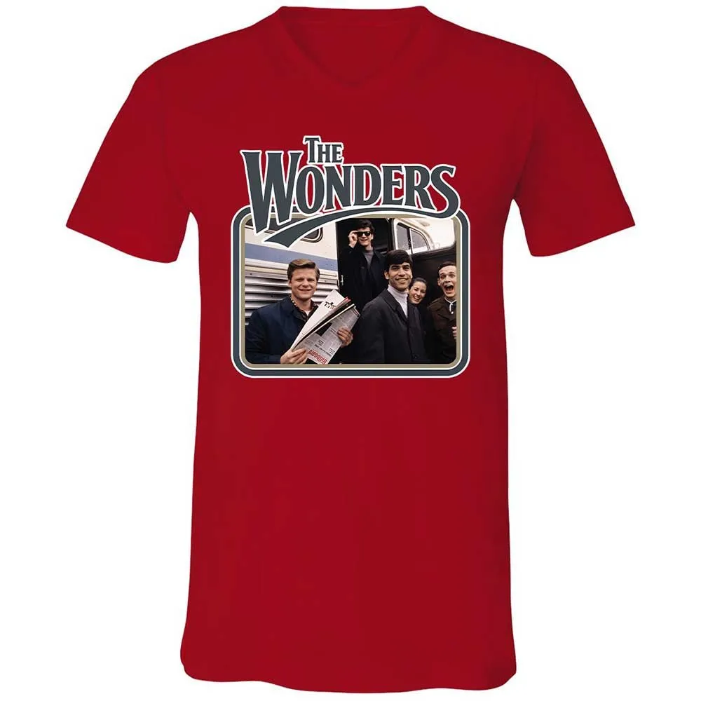 Unisex V-Neck T-Shirt - TFHA8KSS - Red - 5