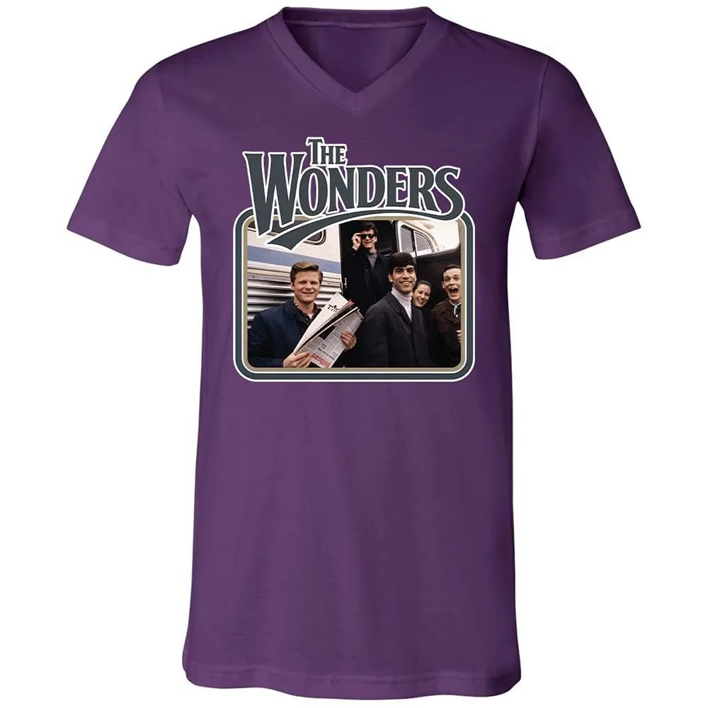 Unisex V-Neck T-Shirt - TFHA8KSS - Team Purple - 10