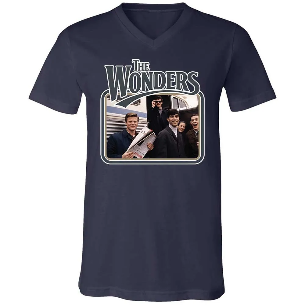 Unisex V-Neck T-Shirt - TFHA8KSS - Navy - 12