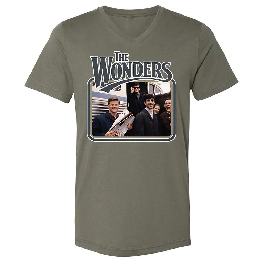 Unisex V-Neck T-Shirt - TFHA8KSS - Military Green - 15