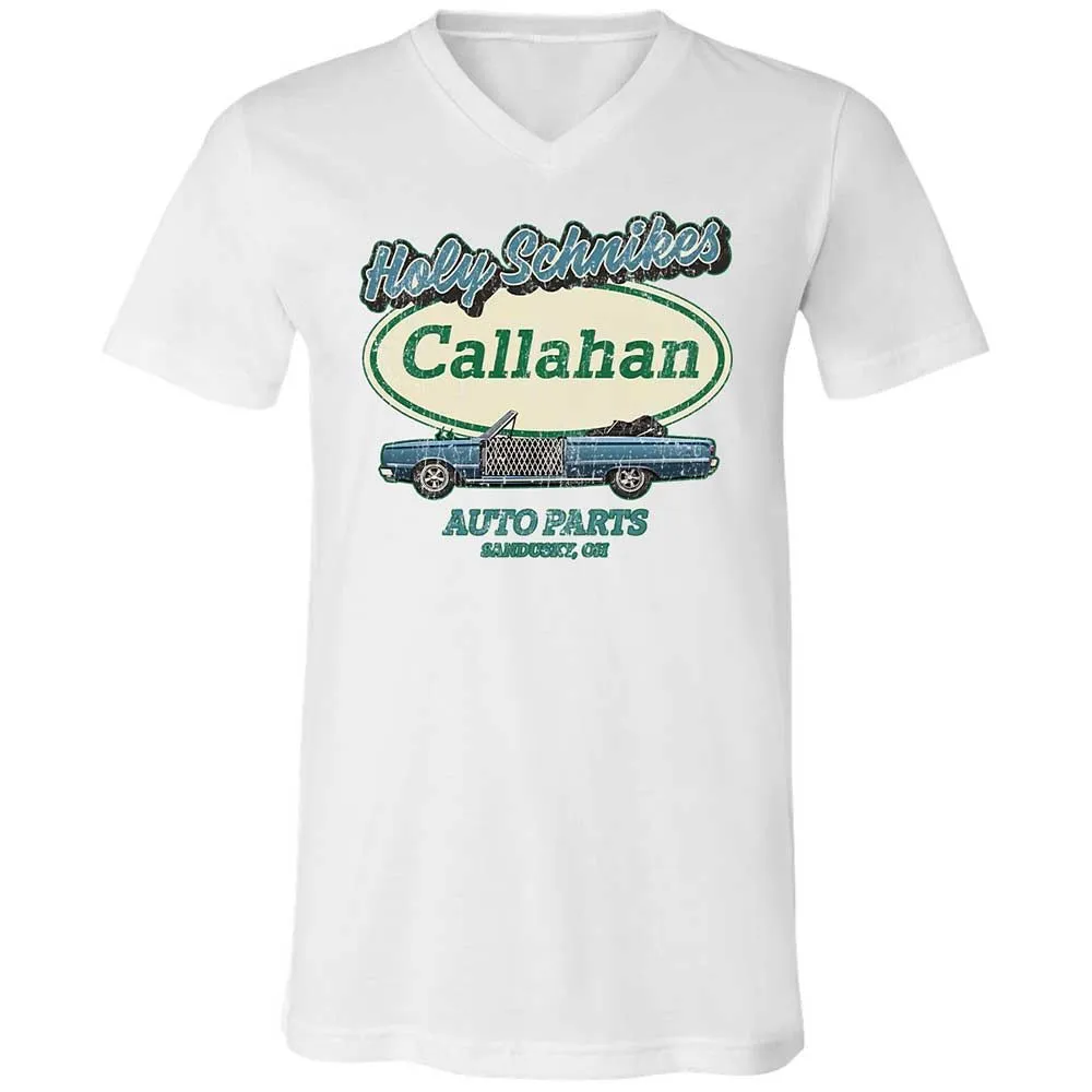 Unisex V-Neck T-Shirt - YQYAZSX4 - White - 16