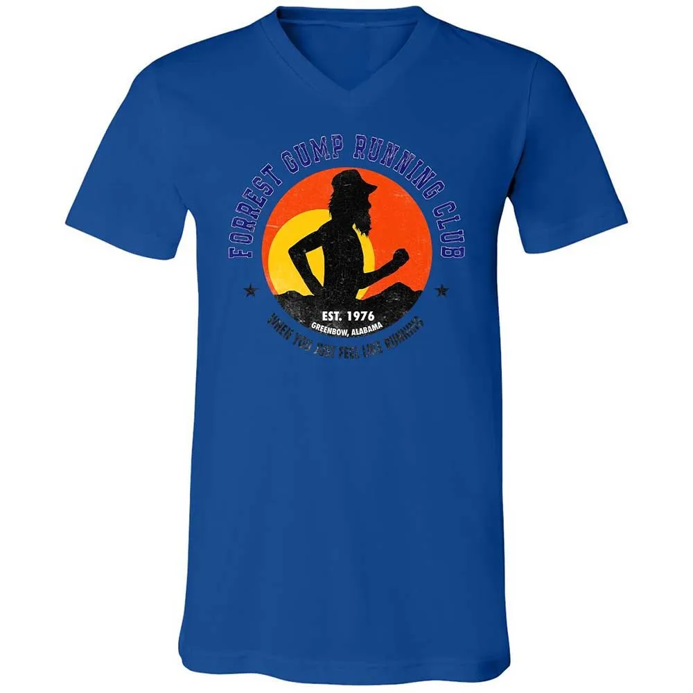 Unisex V-Neck T-Shirt - 5VK5WPBD - True Royal - 3