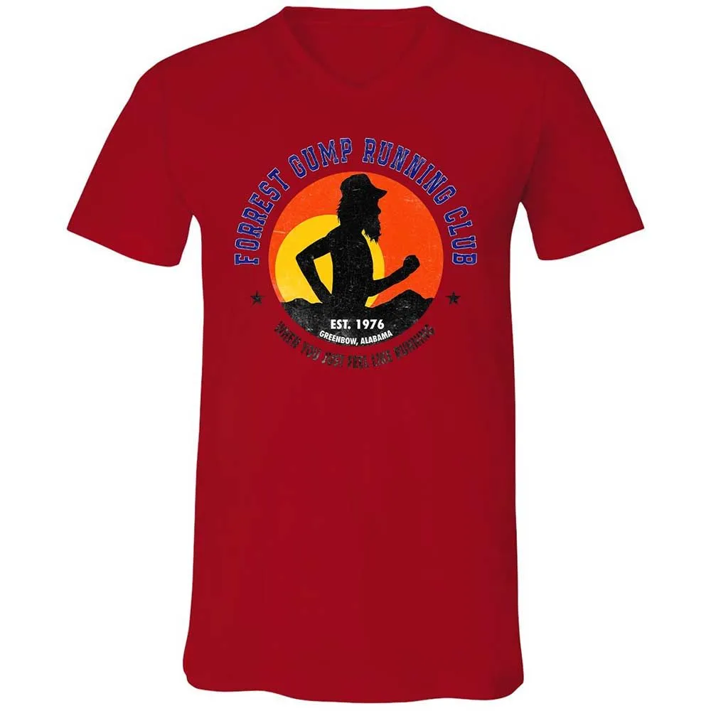 Unisex V-Neck T-Shirt - 5VK5WPBD - Red - 5