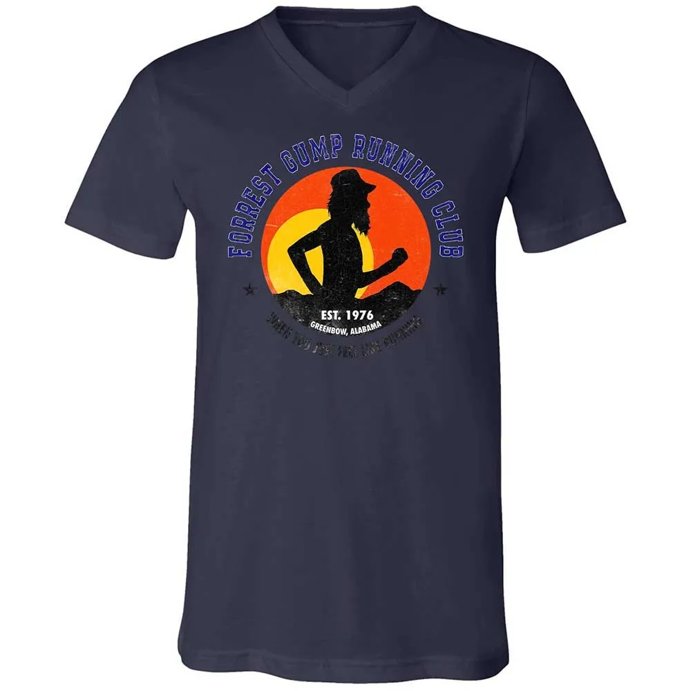 Unisex V-Neck T-Shirt - 5VK5WPBD - Navy - 12