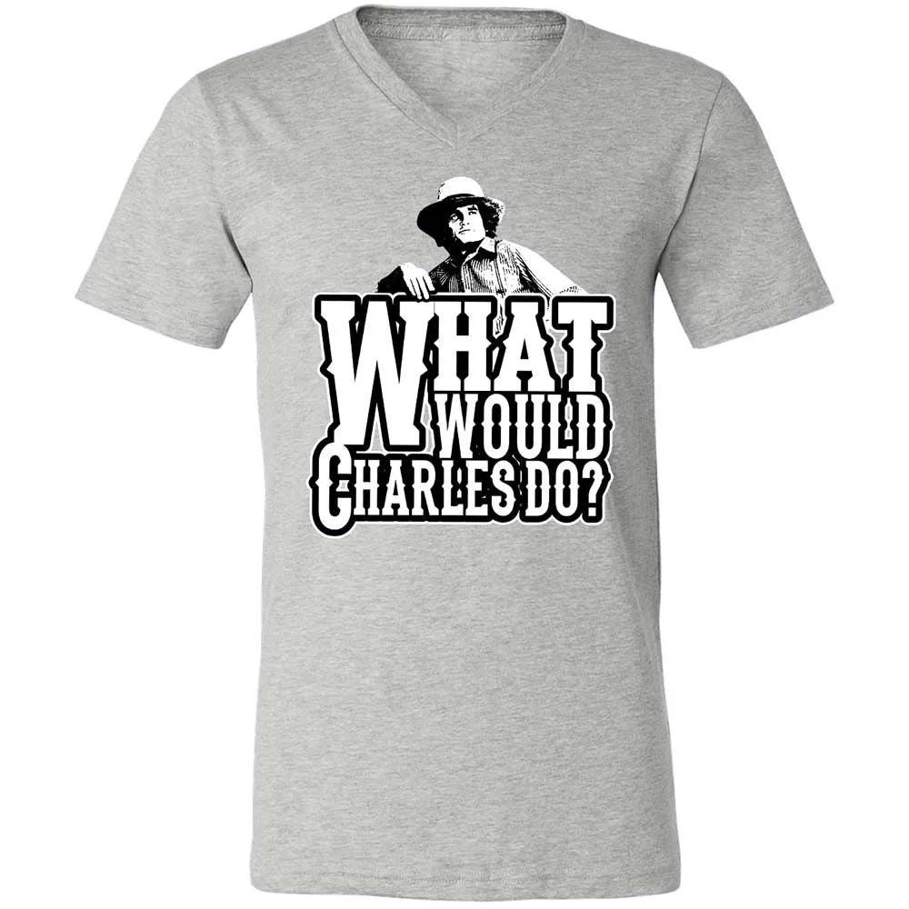 What Would Charles Do? - Athletic Heather - 15