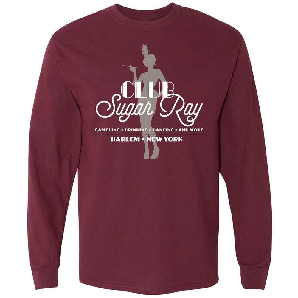 Long Sleeve T-Shirt - EZ6BQSS8 - Maroon - 6