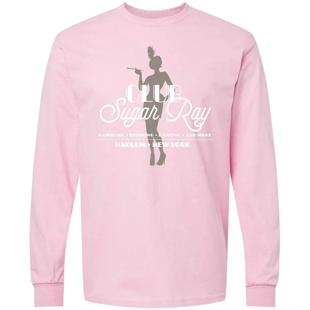 Long Sleeve T-Shirt - EZ6BQSS8 - Light Pink - 16