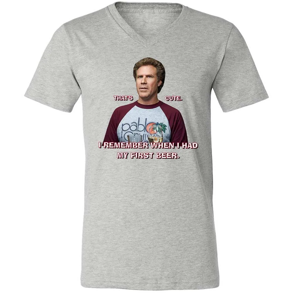 Unisex V-Neck T-Shirt - 6JP3QLD1 - Athletic Heather - 2