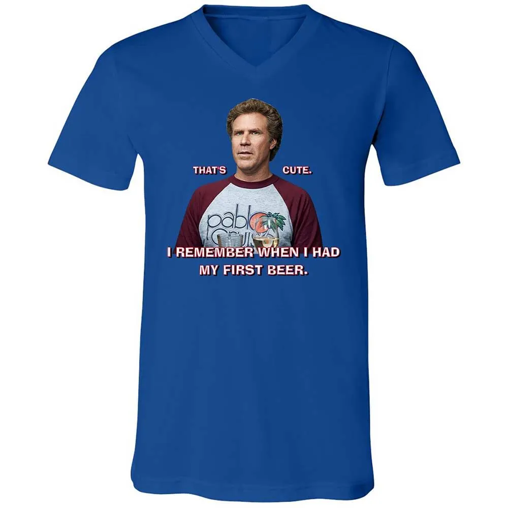 Unisex V-Neck T-Shirt - 6JP3QLD1 - True Royal - 3