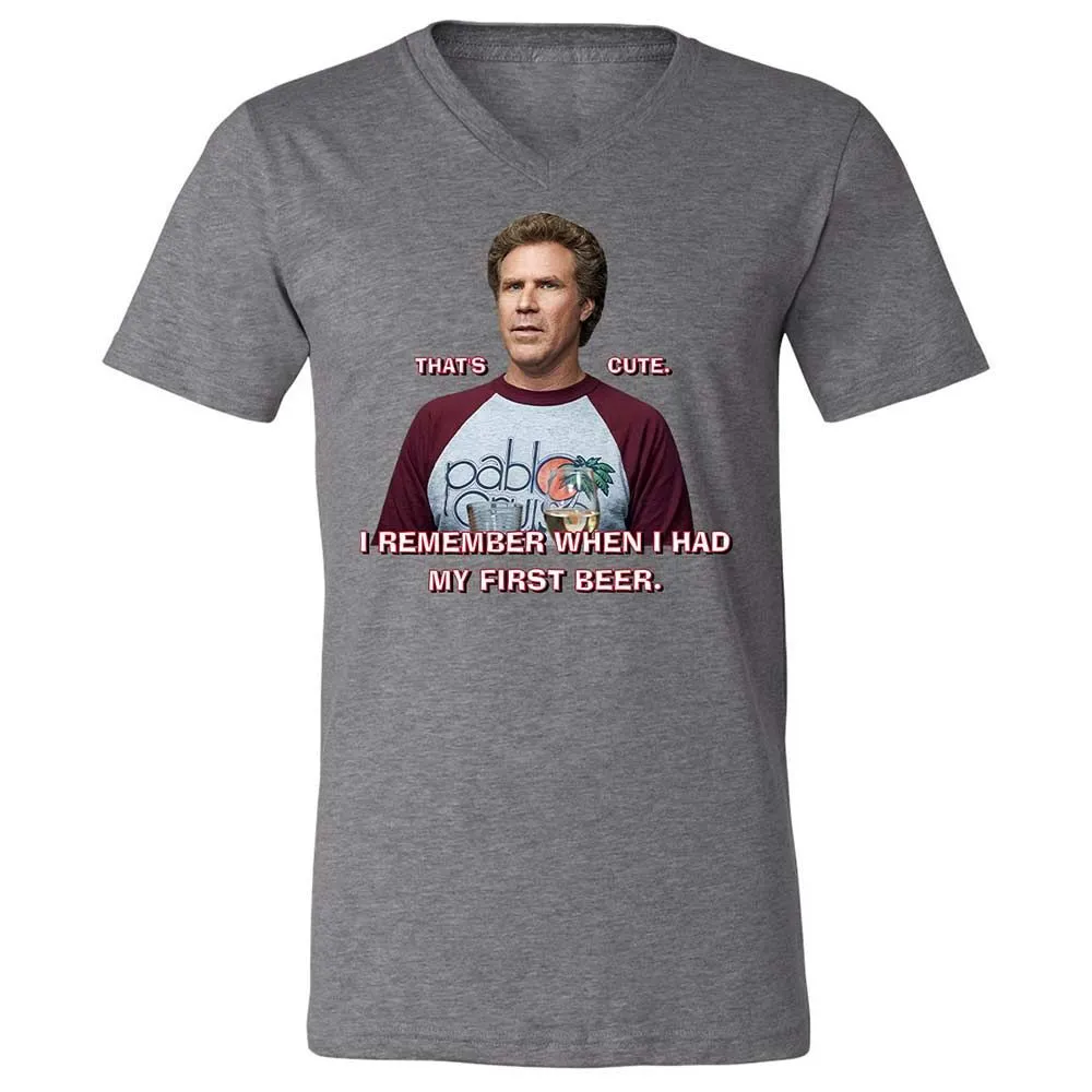 Unisex V-Neck T-Shirt - 6JP3QLD1 - Deep Heather - 9