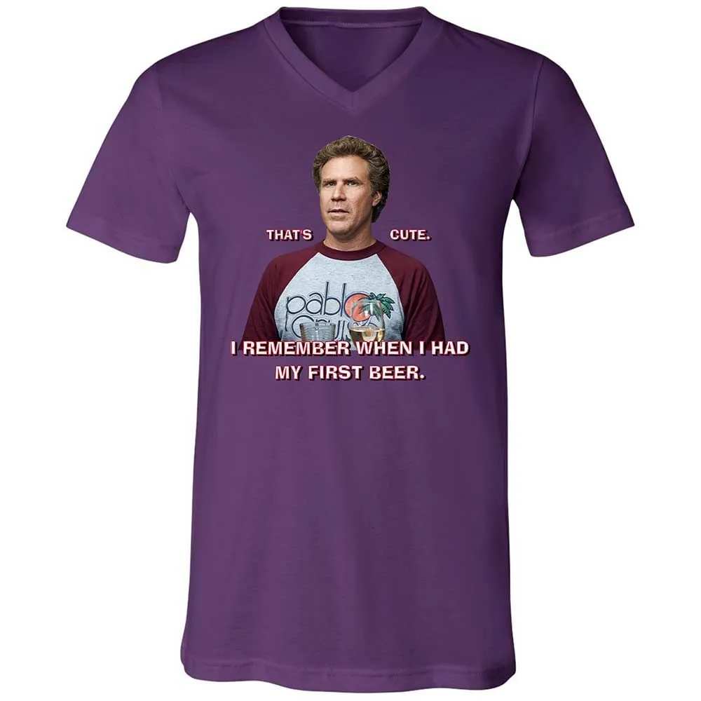 Unisex V-Neck T-Shirt - 6JP3QLD1 - Team Purple - 10