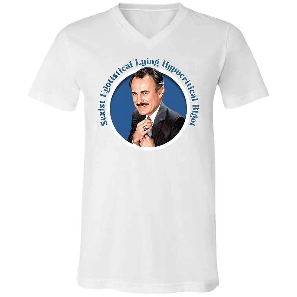 Unisex V-Neck T-Shirt - 8JRC4HQH - White - 16
