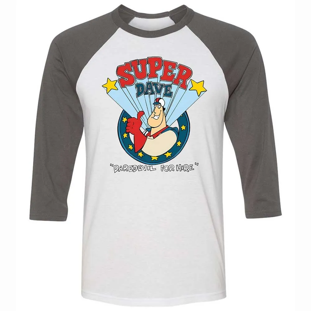 Unisex 3/4 Baseball Tee - 8W8VJ7MS - White/Asphalt - 2