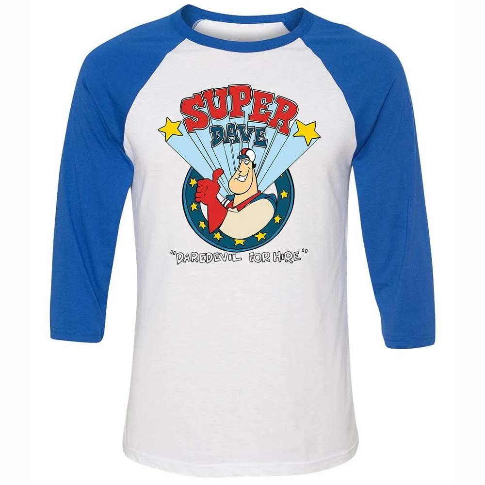 Unisex 3/4 Baseball Tee - 8W8VJ7MS - White/True Royal - 10