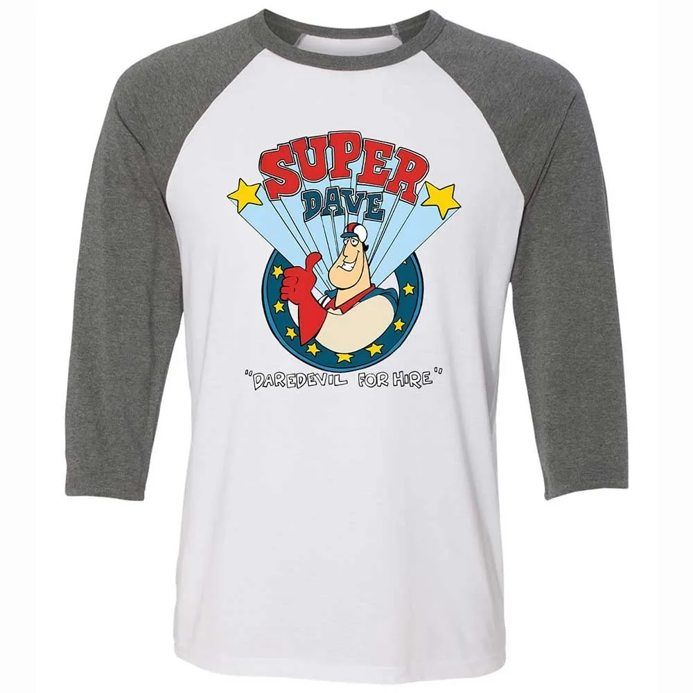 Unisex 3/4 Baseball Tee - 8W8VJ7MS - White/Deep Heather - 11