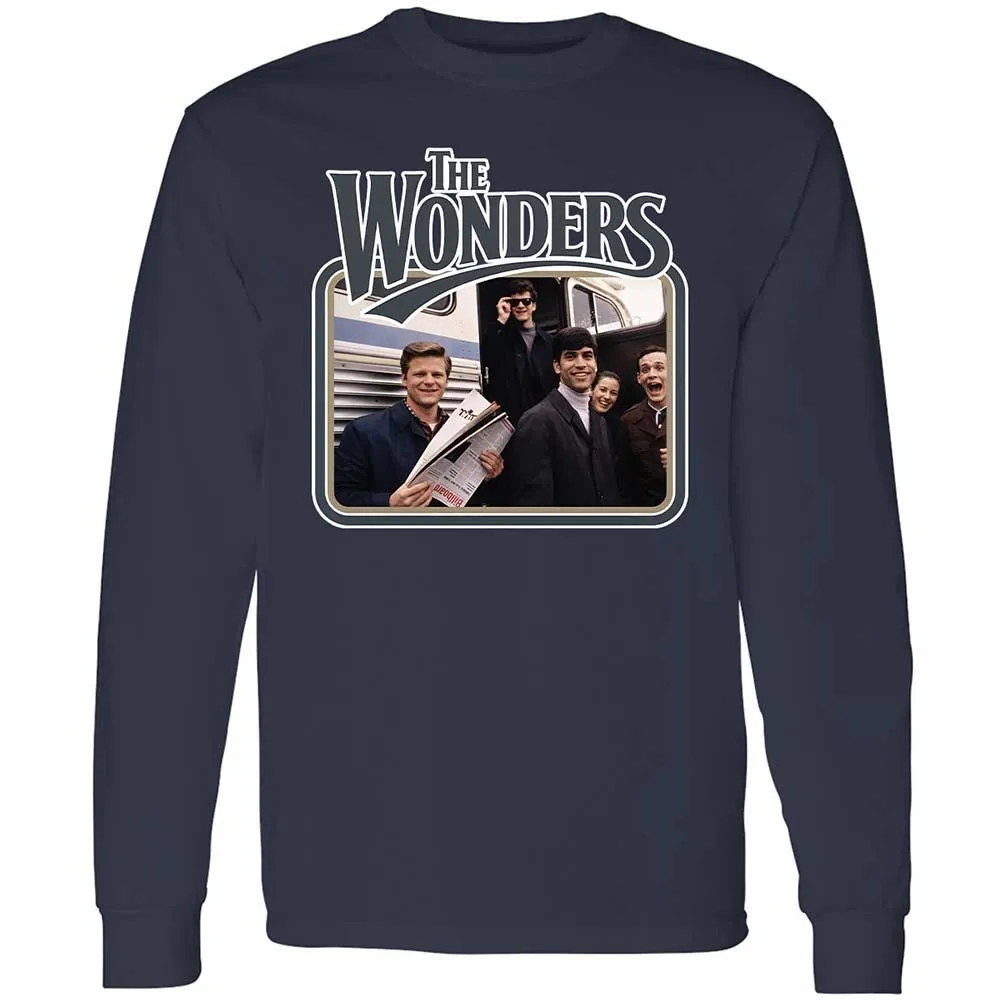 Long Sleeve T-Shirt - SJKQTGYL - Navy - 13