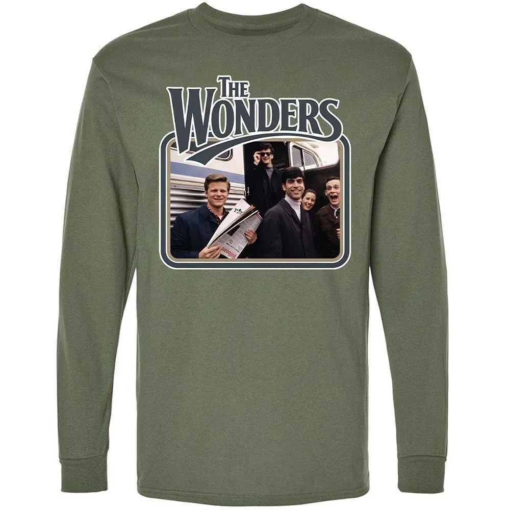 Long Sleeve T-Shirt - SJKQTGYL - Military Green - 19