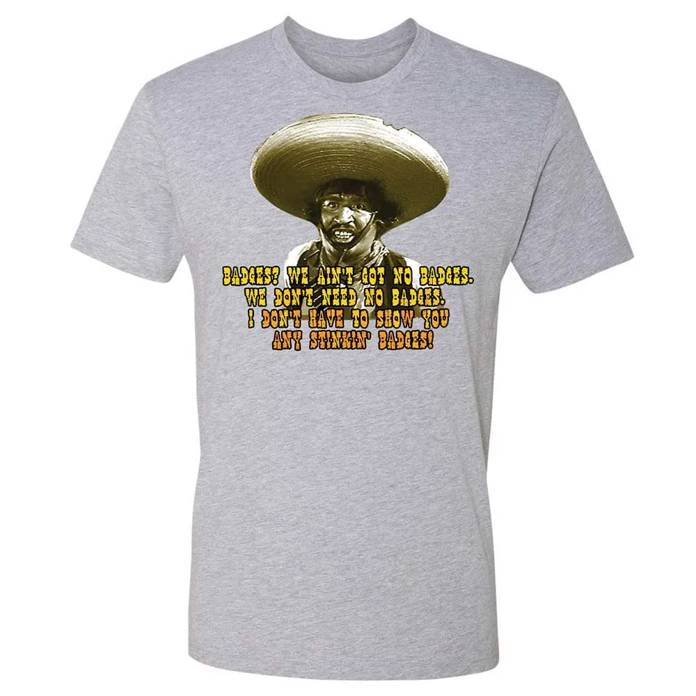 Ain't Got No Stinking Badges - Heather Grey - 2