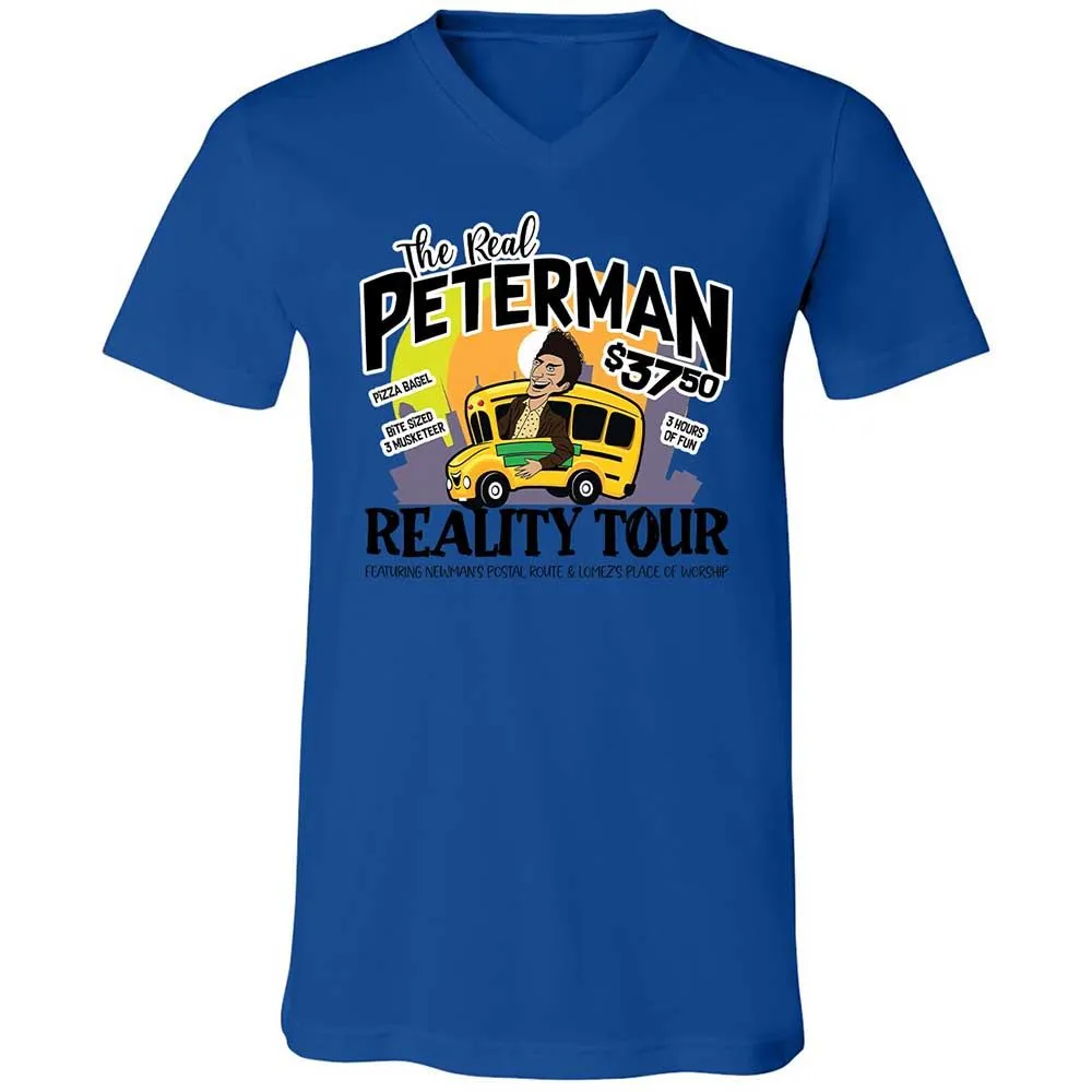 Unisex V-Neck T-Shirt - 68PQ4YWN - True Royal - 3