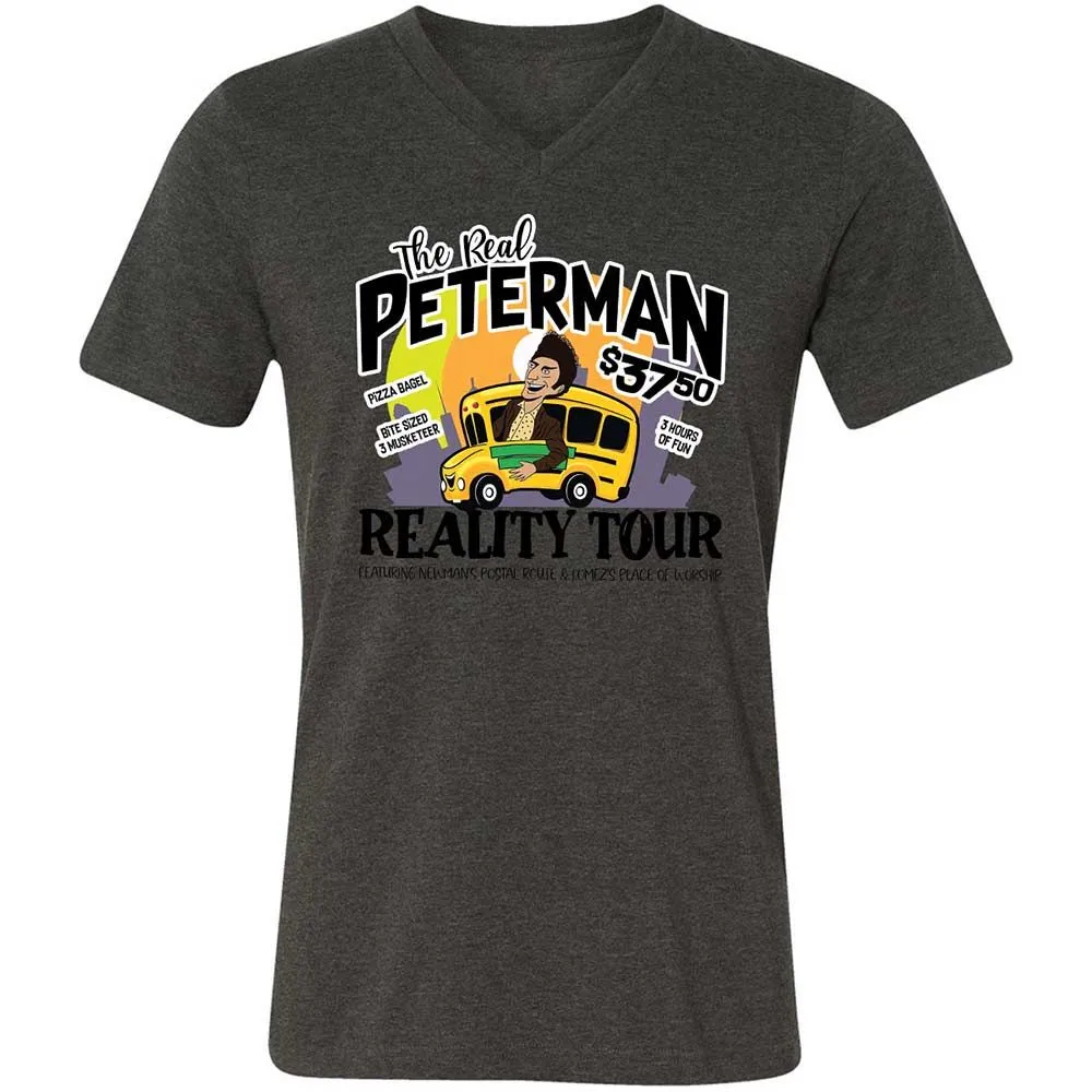 Unisex V-Neck T-Shirt - 68PQ4YWN - Dark Grey Heather - 8