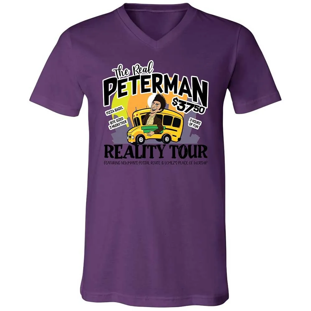 Unisex V-Neck T-Shirt - 68PQ4YWN - Team Purple - 10