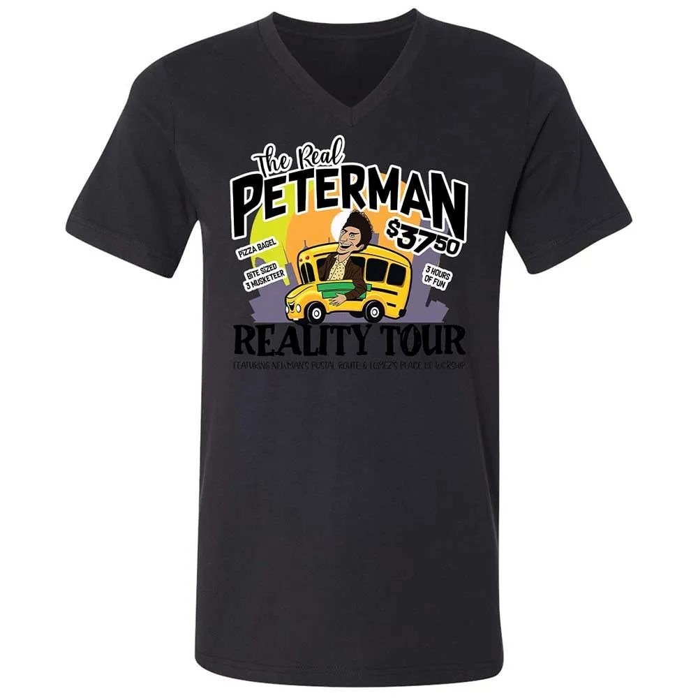 Unisex V-Neck T-Shirt - 68PQ4YWN - Black - 11