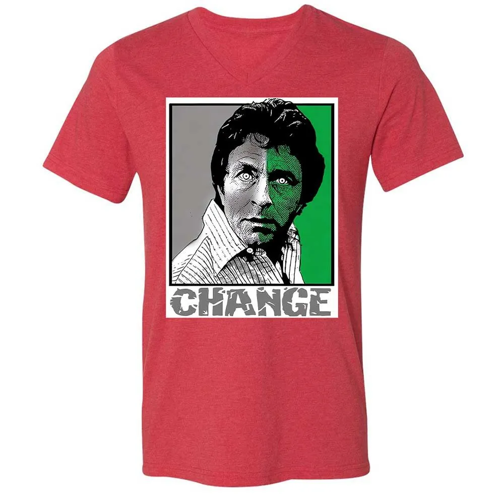 Unisex V-Neck T-Shirt - TSZ87PA6 - Heather Red - 7