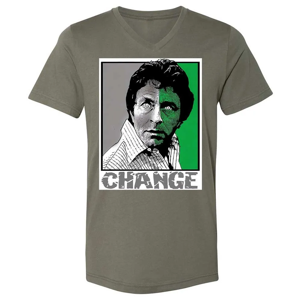 Unisex V-Neck T-Shirt - TSZ87PA6 - Military Green - 11