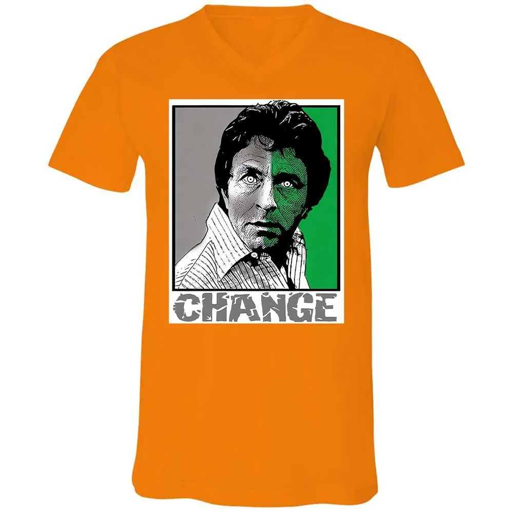 Unisex V-Neck T-Shirt - TSZ87PA6 - Orange - 12