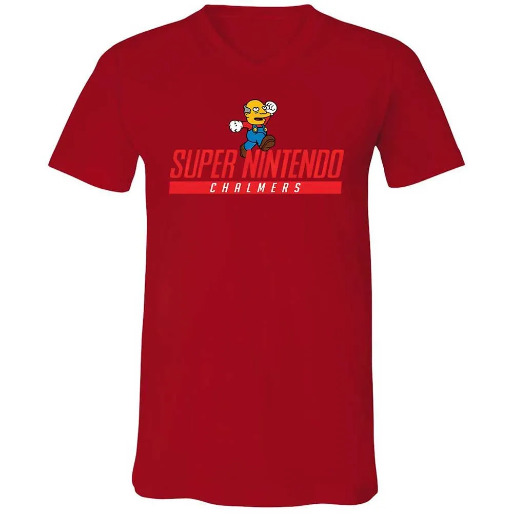 Unisex V-Neck T-Shirt - WKLW5FKM - Red - 5