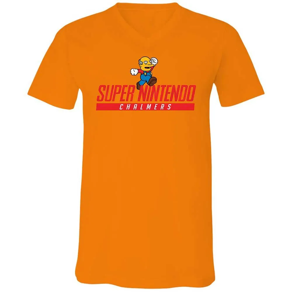 Unisex V-Neck T-Shirt - WKLW5FKM - Orange - 7