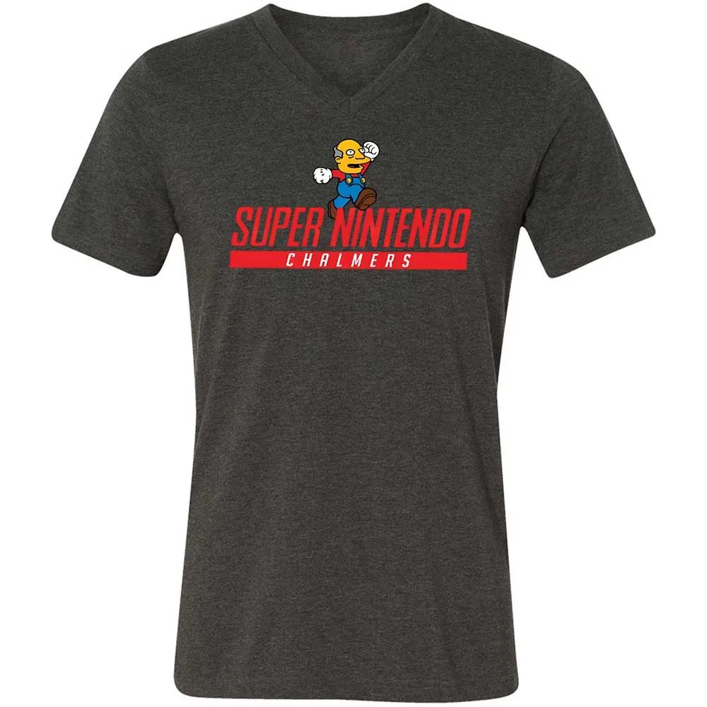 Unisex V-Neck T-Shirt - WKLW5FKM - Dark Grey Heather - 8