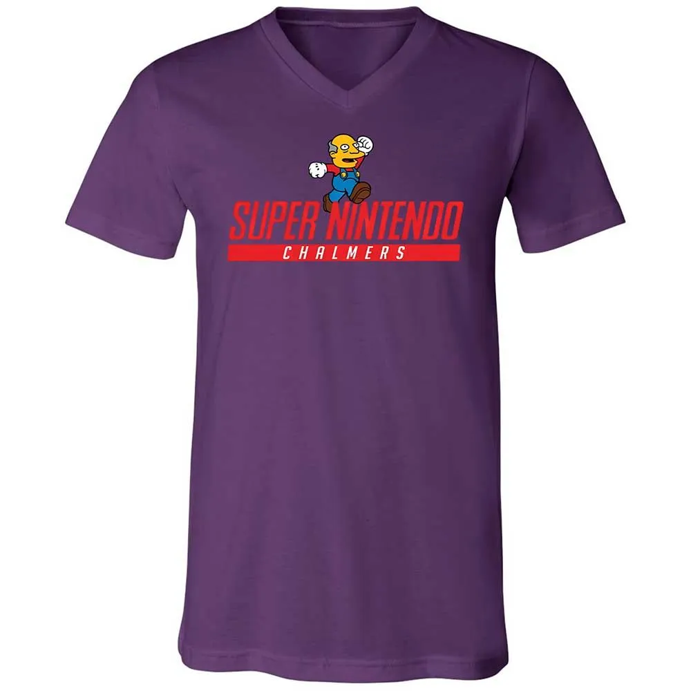 Unisex V-Neck T-Shirt - WKLW5FKM - Team Purple - 10