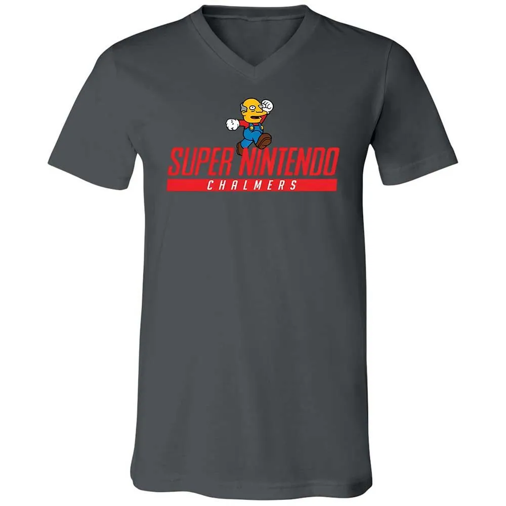 Unisex V-Neck T-Shirt - WKLW5FKM - Asphalt - 16