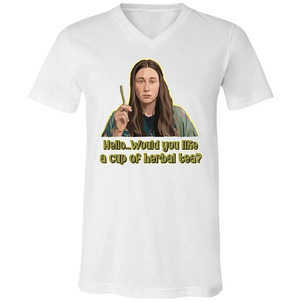 Unisex V-Neck T-Shirt - 4SX9HCXE - White - 16
