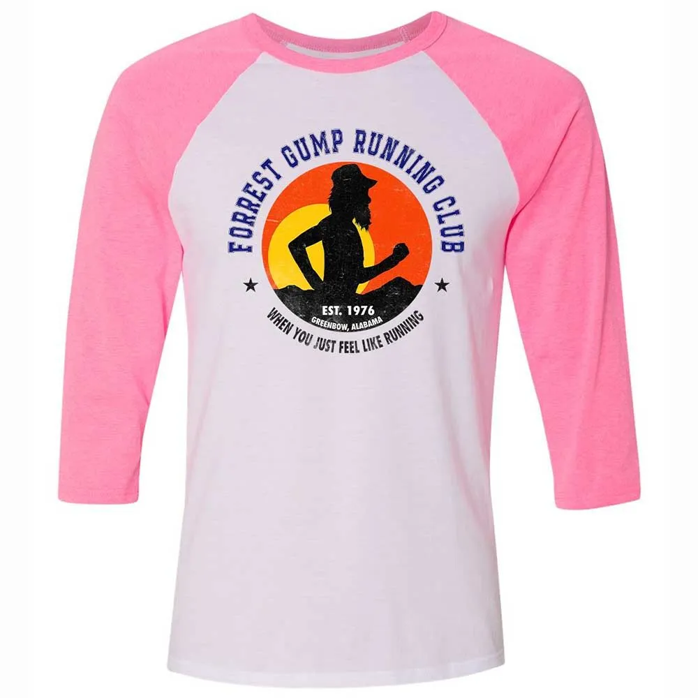 Unisex 3/4 Baseball Tee - CY6YQM13 - White/Neon Pink - 12