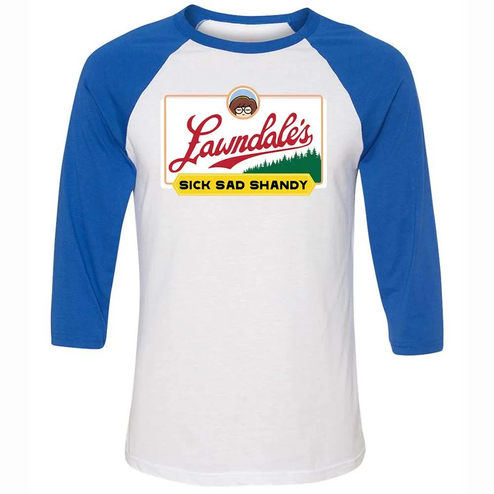 Unisex 3/4 Baseball Tee - JZLQF9QQ - White/True Royal - 10