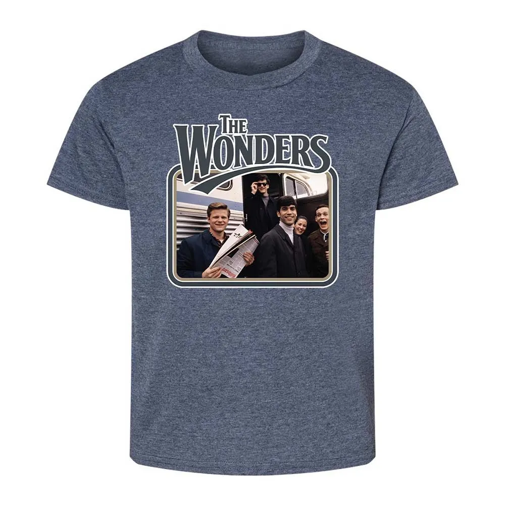 Kids T-Shirt - U6WGF7QN - Heather Navy - 15